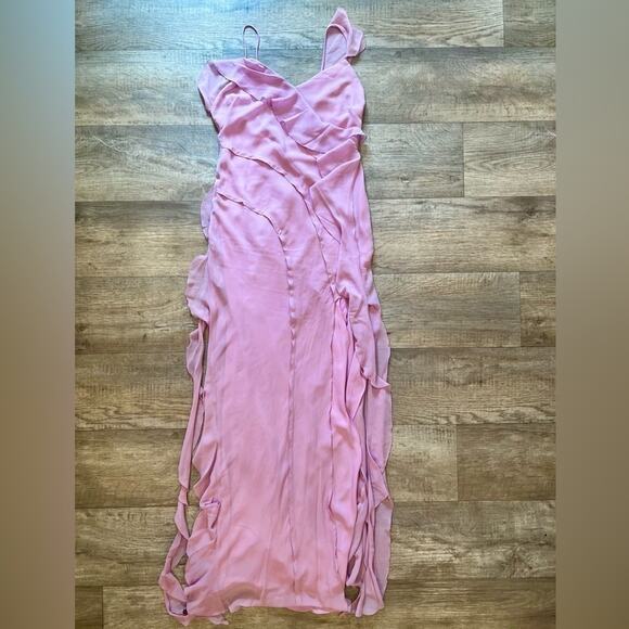 RARE!!! MANGO BLOGGER FAVE!!! Asymmetric Maxi Dress NWT - Picture 15 of 16